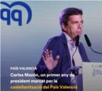 Carlos Mazn, un primer any de president marcat per la castellanitzaci