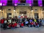 Centenars de ciutadans i ciutadanes reivindiquen a Sueca el 25N