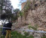 Cultura visita el Castell de Cullera per a assessorar en la intervenci de la solsida parcial de la muralla per les pluges