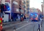 La Policia Local de Sueca actua en l'incendi produt en un establiment de menjar